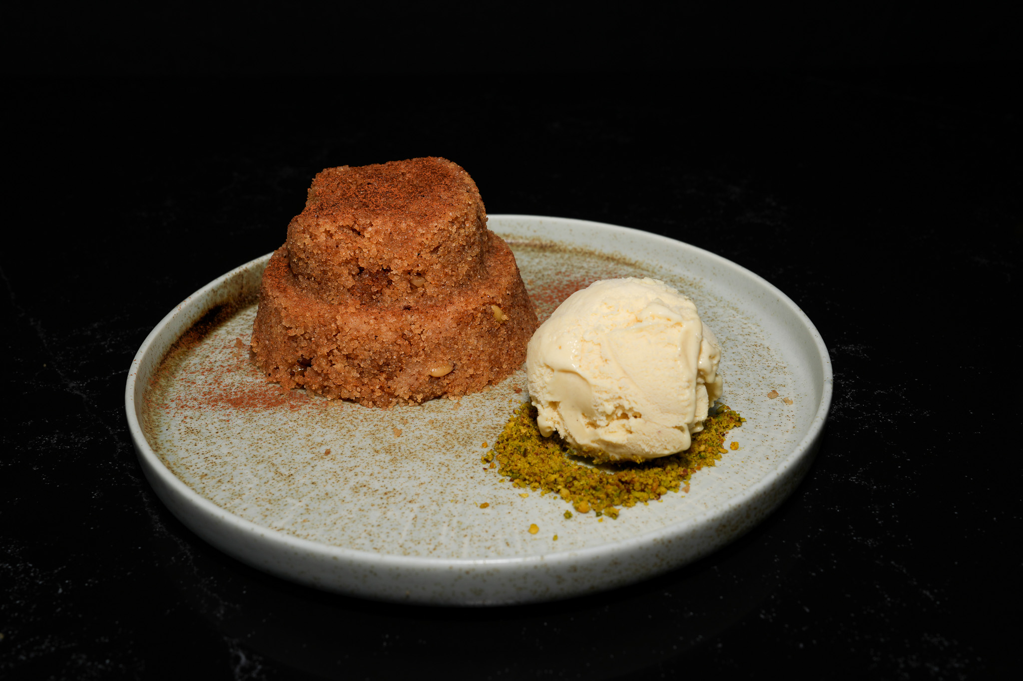  İrmik Helvasi - Semolina Halva with Ice Cream
